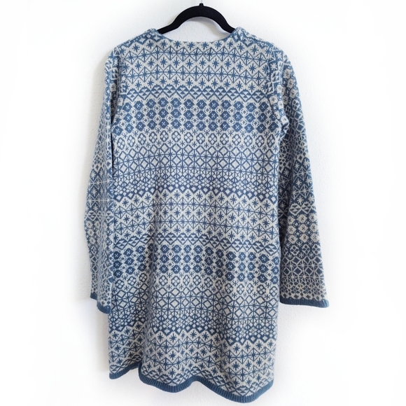 Graniph Japan Lady F Knit Long Cardigan Sweater Size Medium - Picture 6 of 14